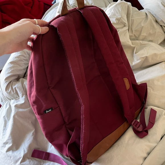 Herschel Burgundy Backpack - Picture 3 of 6